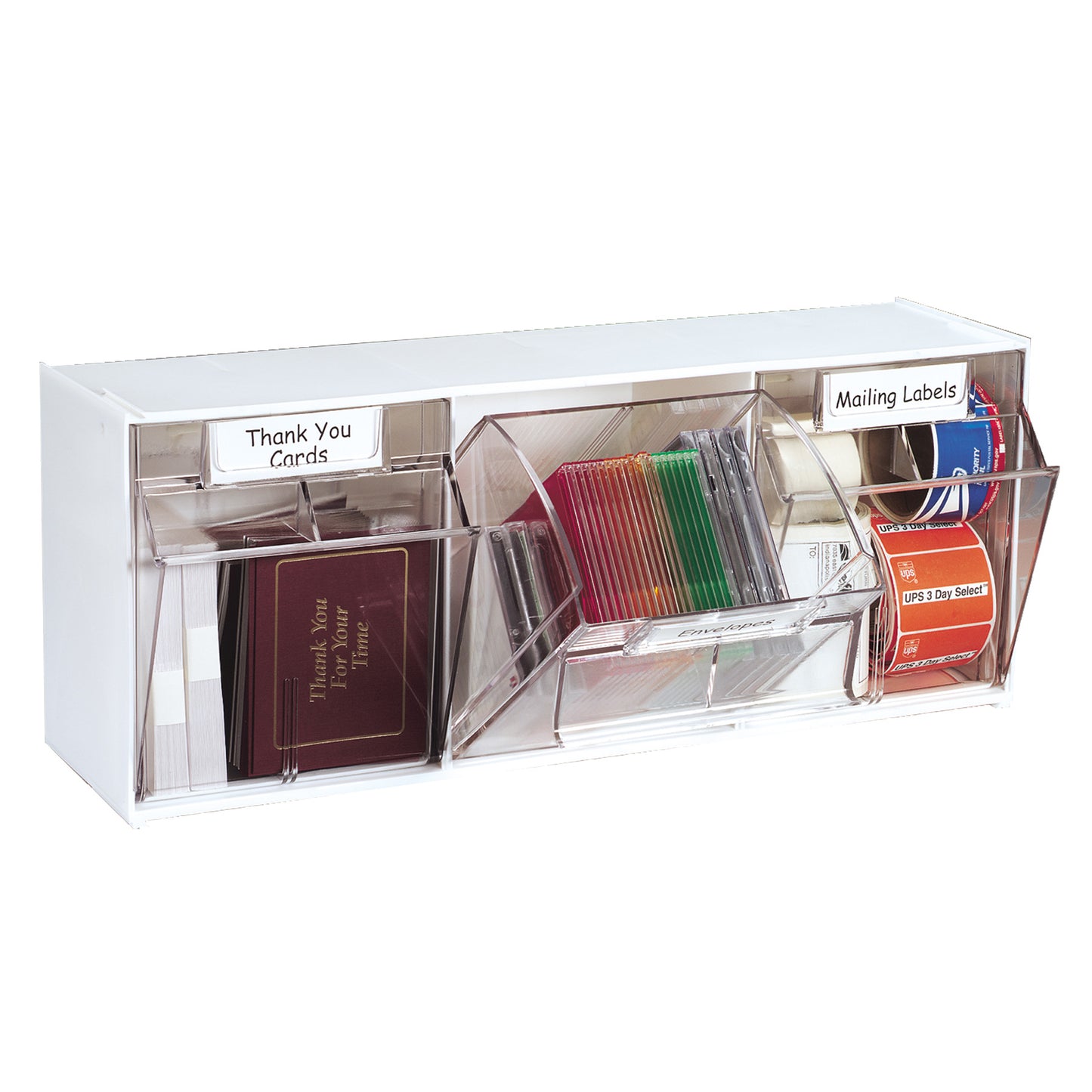 Interlocking Tilt Modular Bin Unit