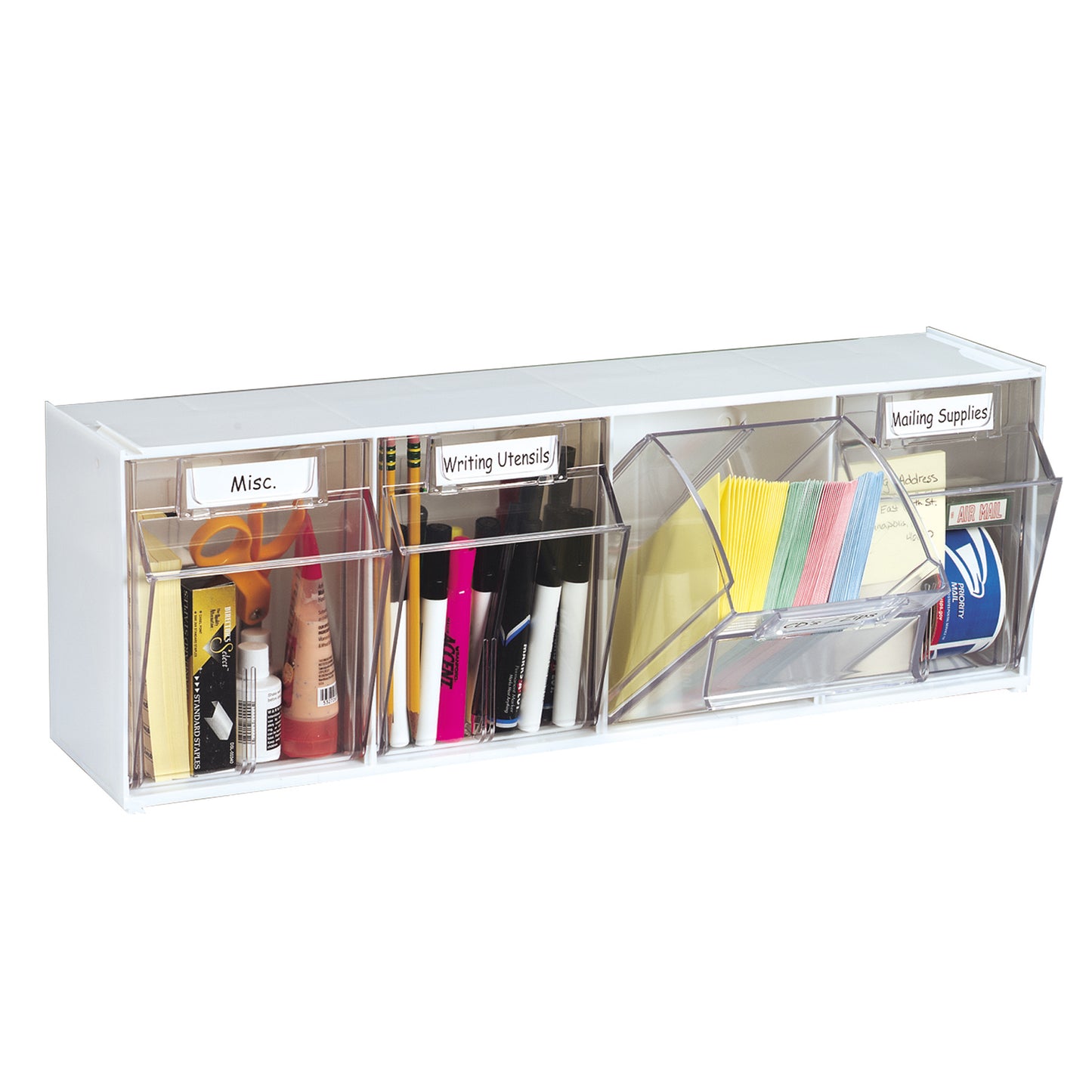 Interlocking Tilt Modular Bin Unit
