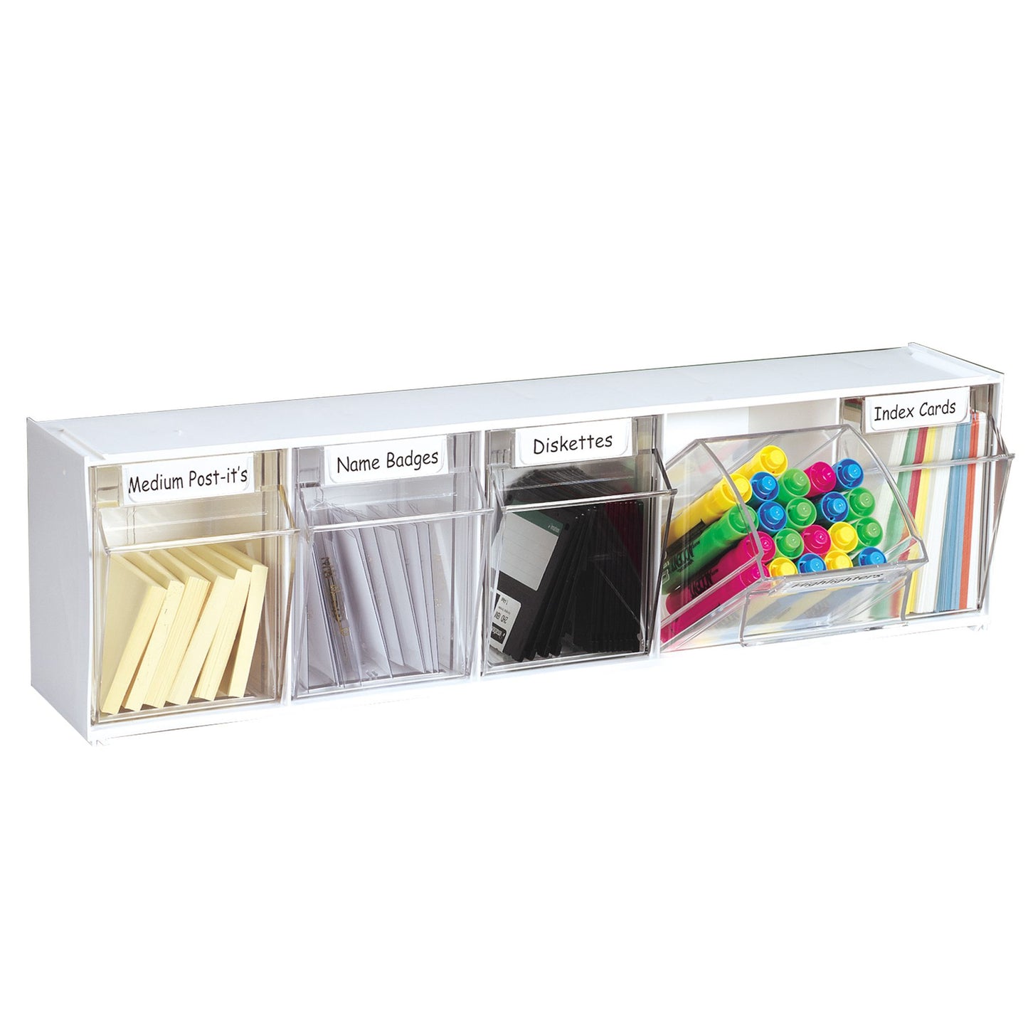 Interlocking Tilt Modular Bin Unit