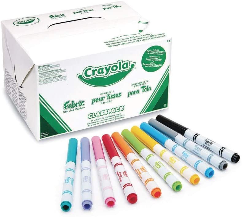 Marqueurs pour tissus Crayola