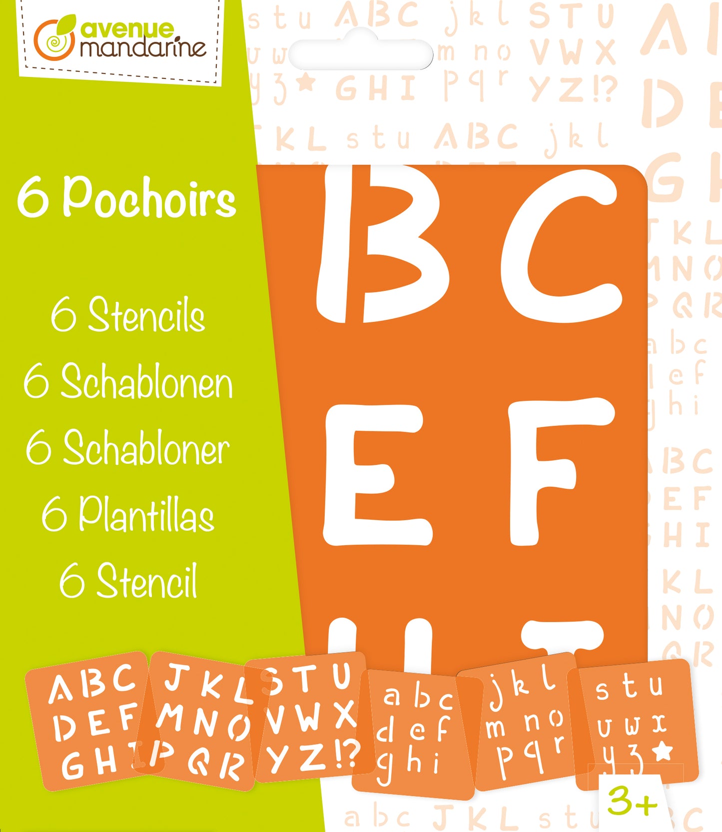 Pochoirs thématiques – Ensemble de 6