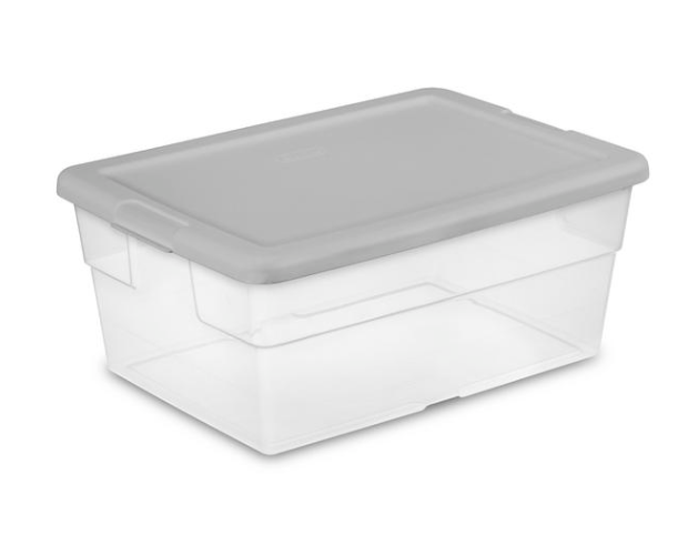 Boite de rangement translucides avec couvercles