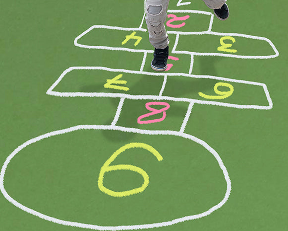 Indoor sidewalk chalks