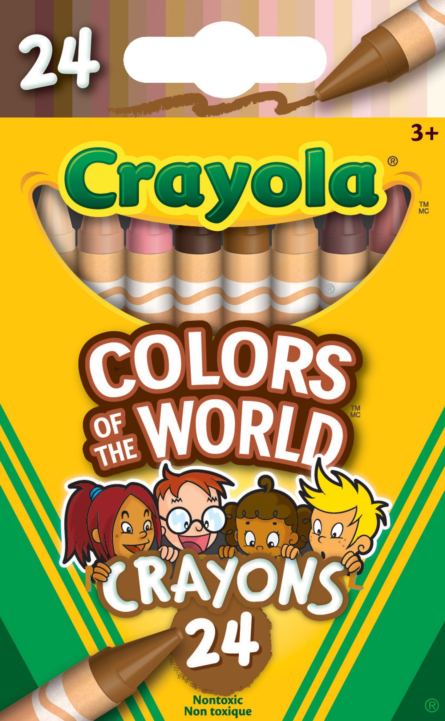 Craies de cire Crayola – Colors of the World™