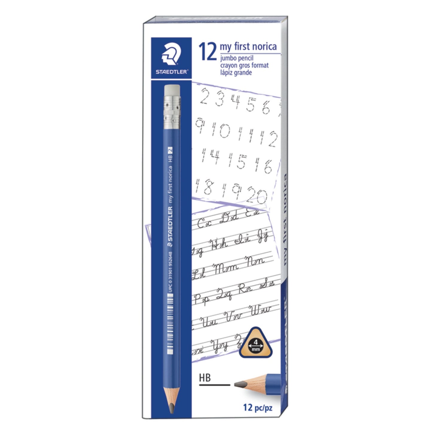 Crayons triangulaires jumbo Staedtler gros format