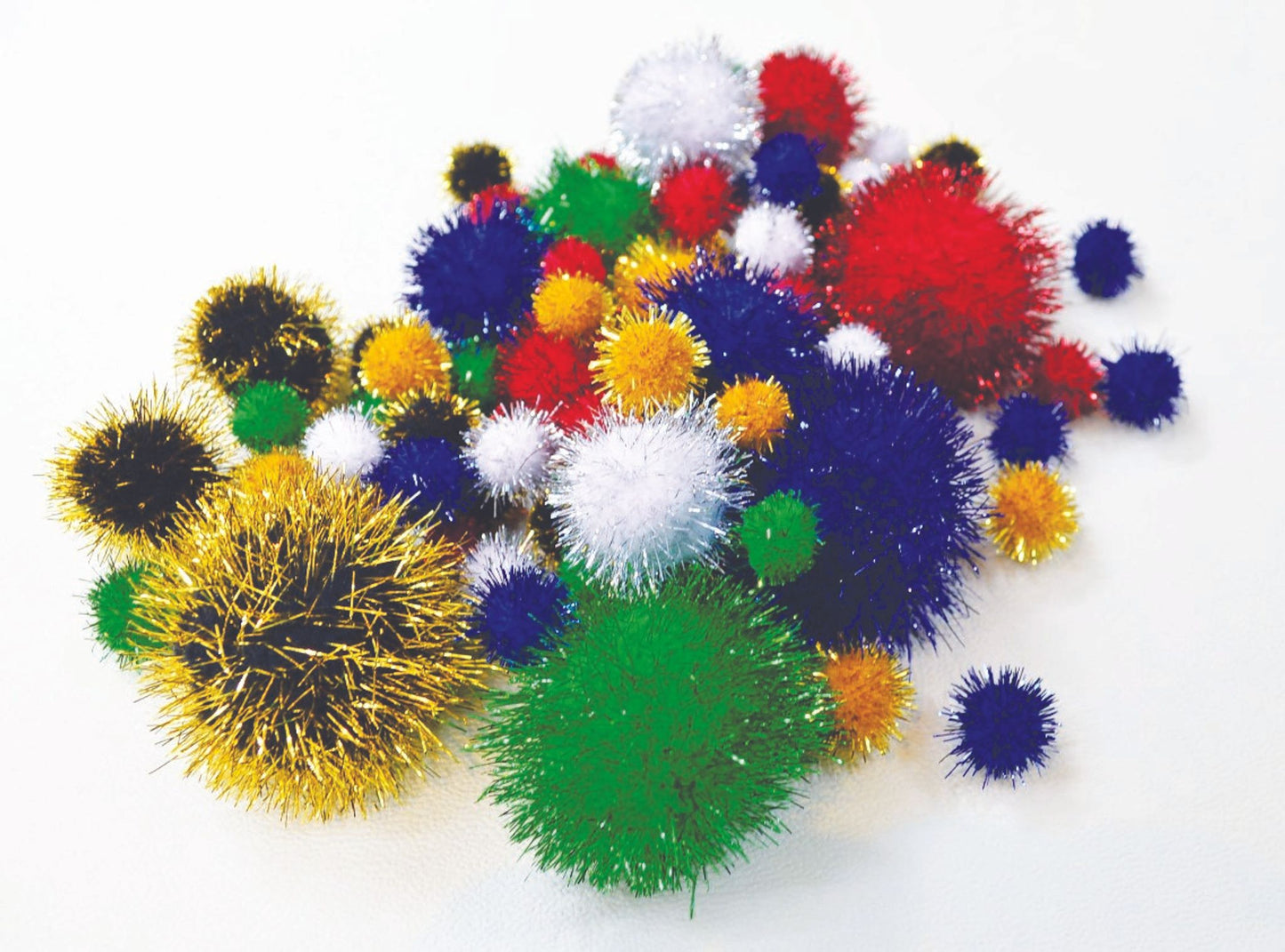 Metallic Pompons