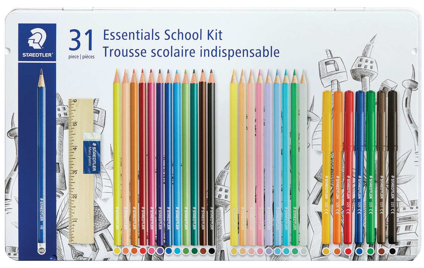 Trousse scolaire indispensable Staedtler