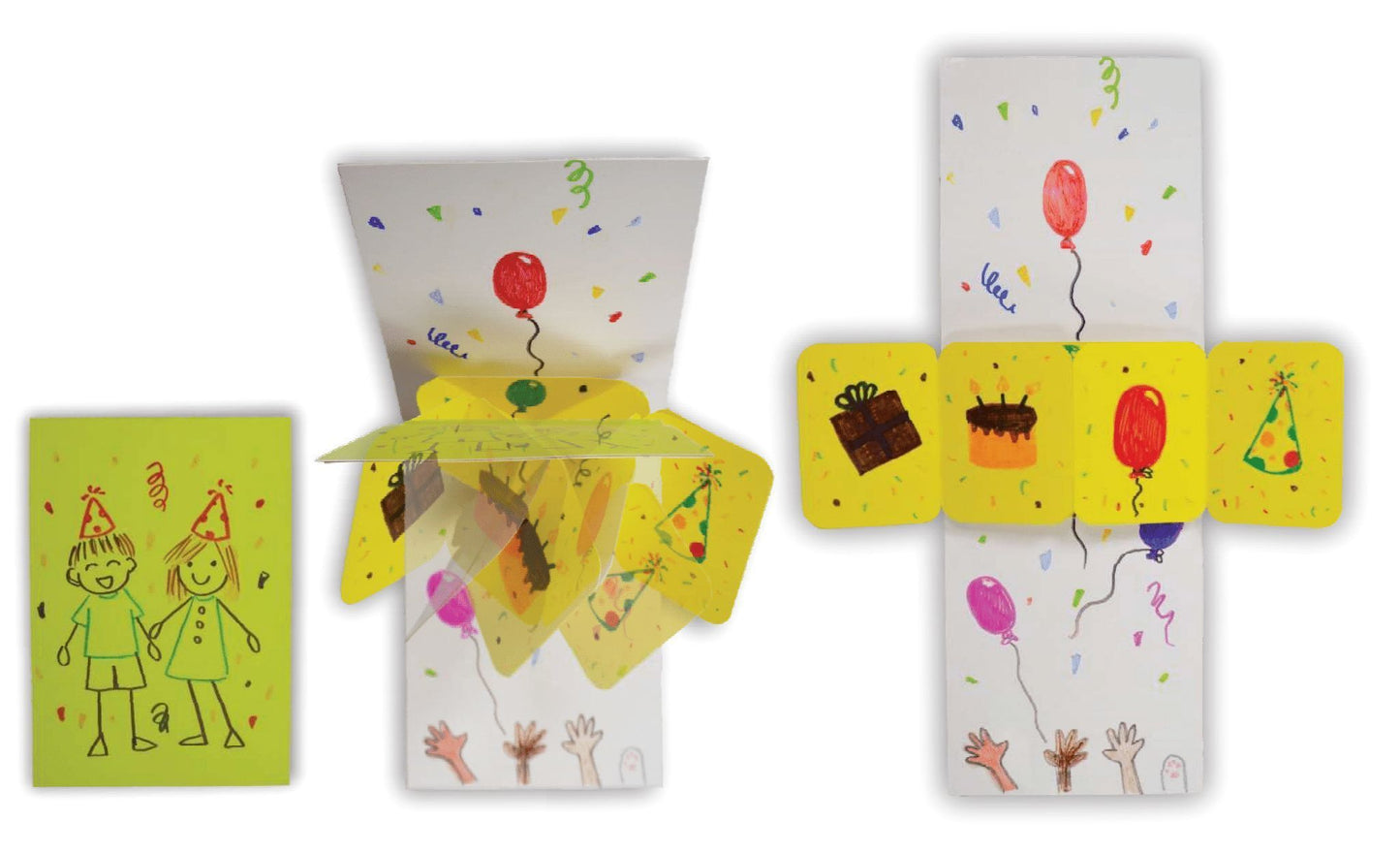 Cartes 3D à déployer