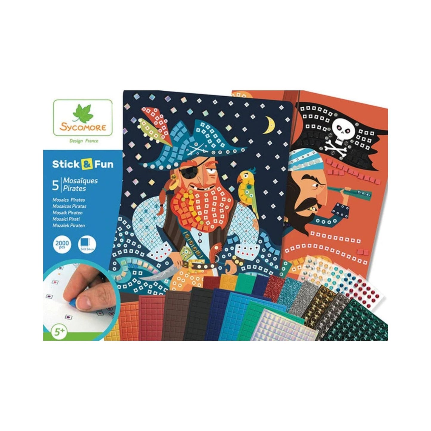 Stick & Fun – XXL 5 mosaïques – Pirates