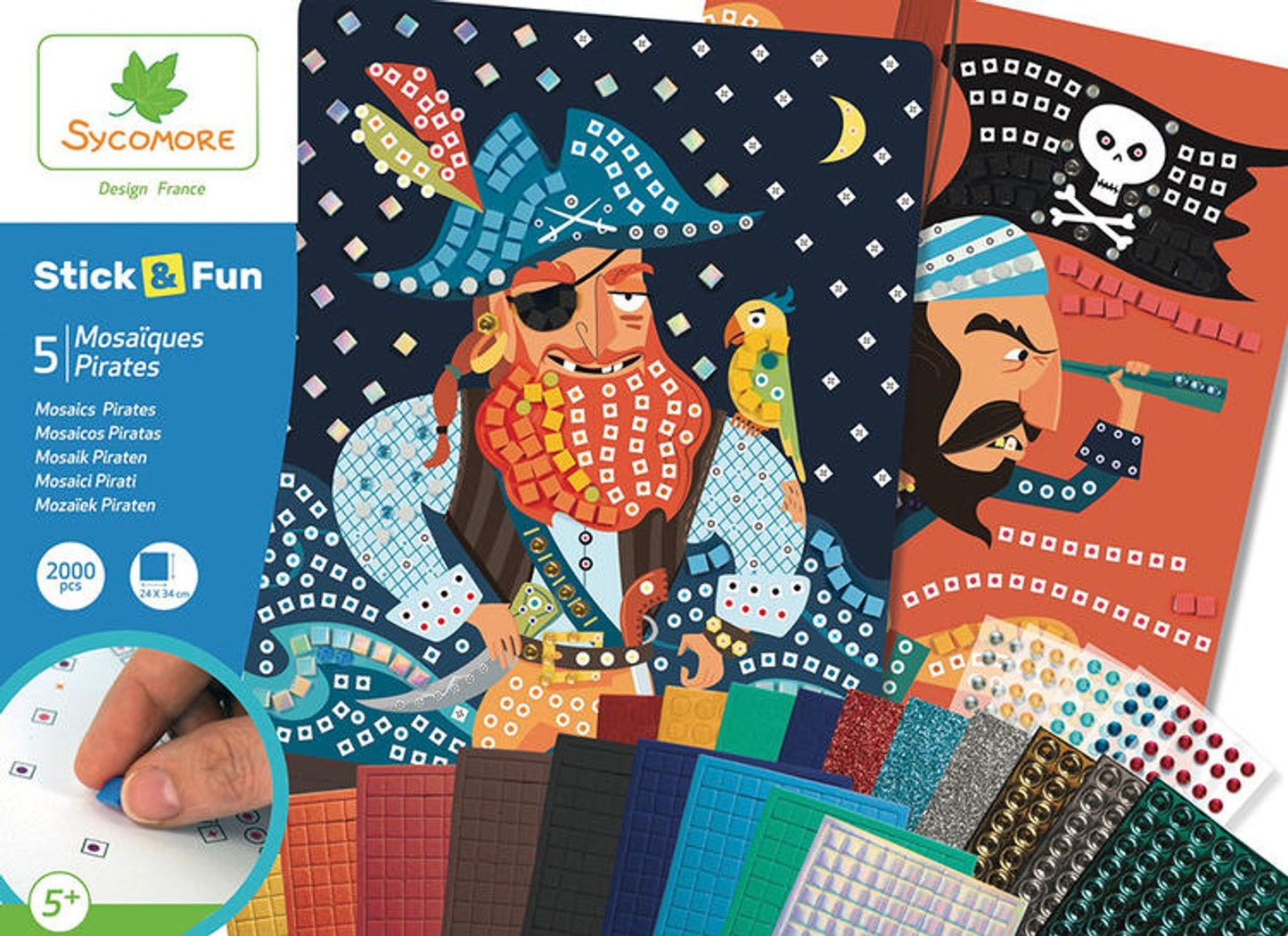 Stick & Fun – XXL 5 mosaïques – Pirates