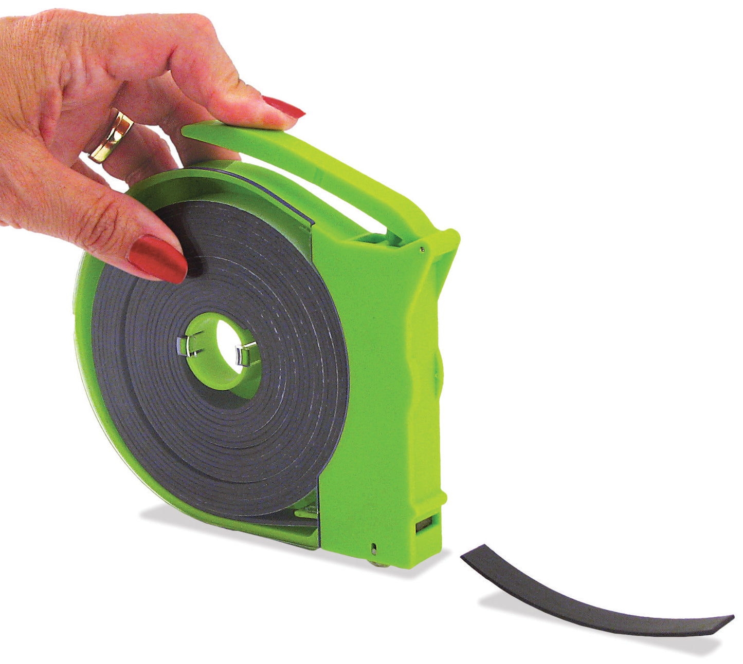 Distributeur de bande magnétique adhésive