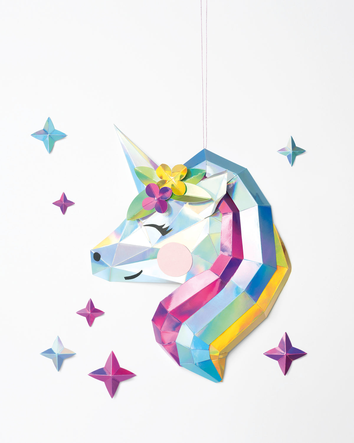 Assortiment de papier et carton miroir irisé – 24 x 34 cm