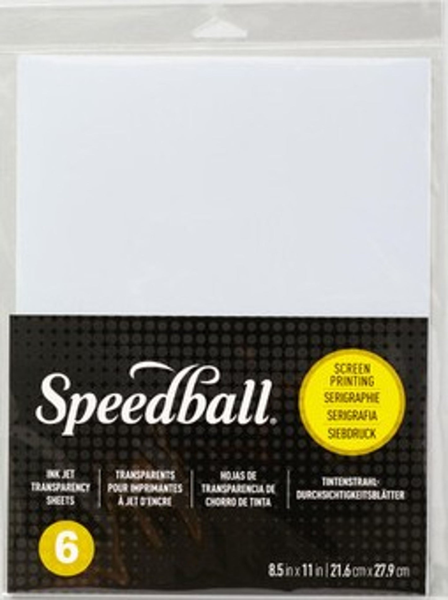 Feuilles de film transparents pour imprimantes à jet d'encre