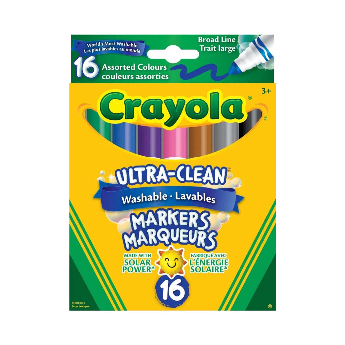 Marqueurs lavables Crayola - Collection colossale