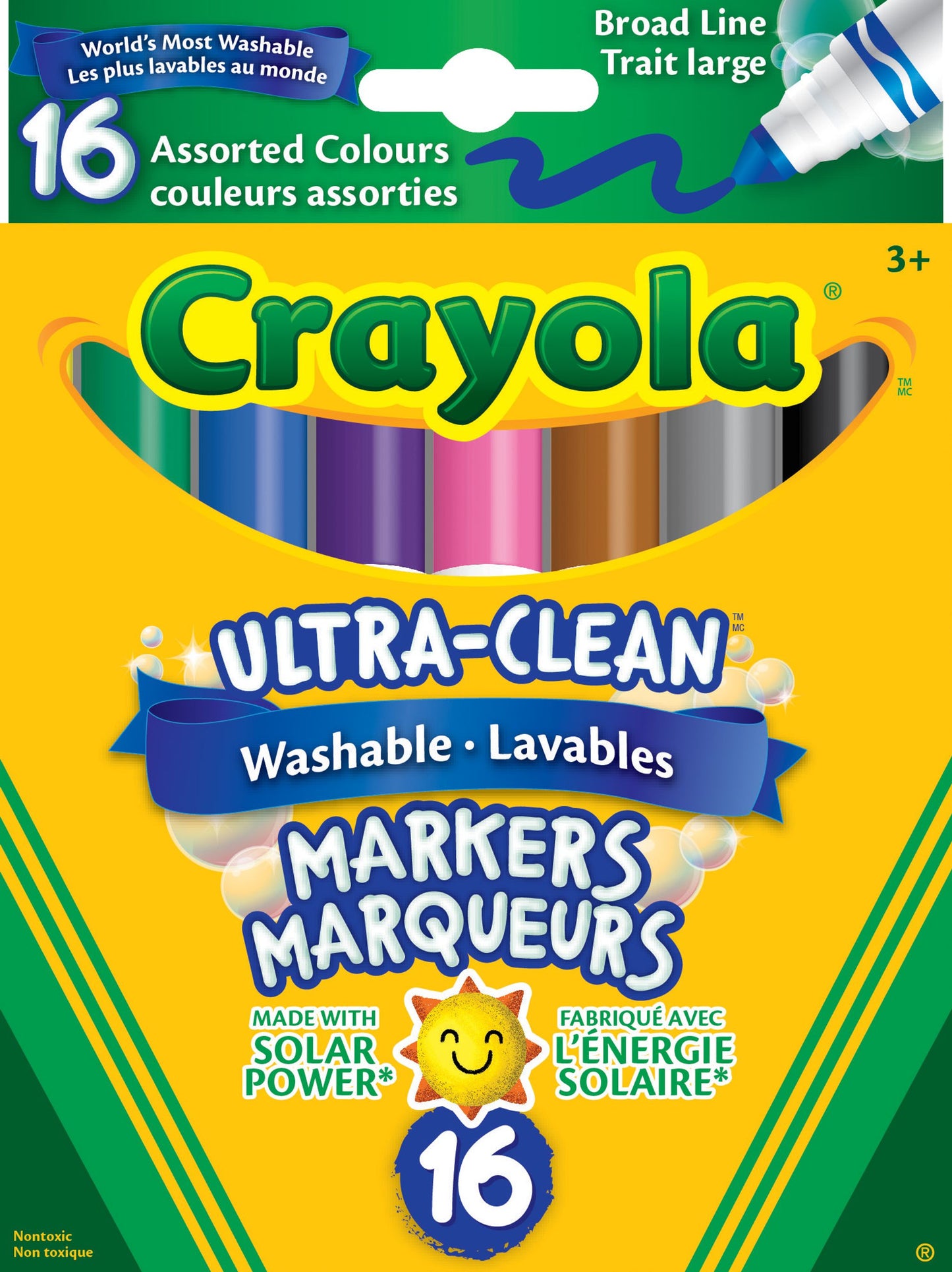Marqueurs lavables Crayola - Collection colossale