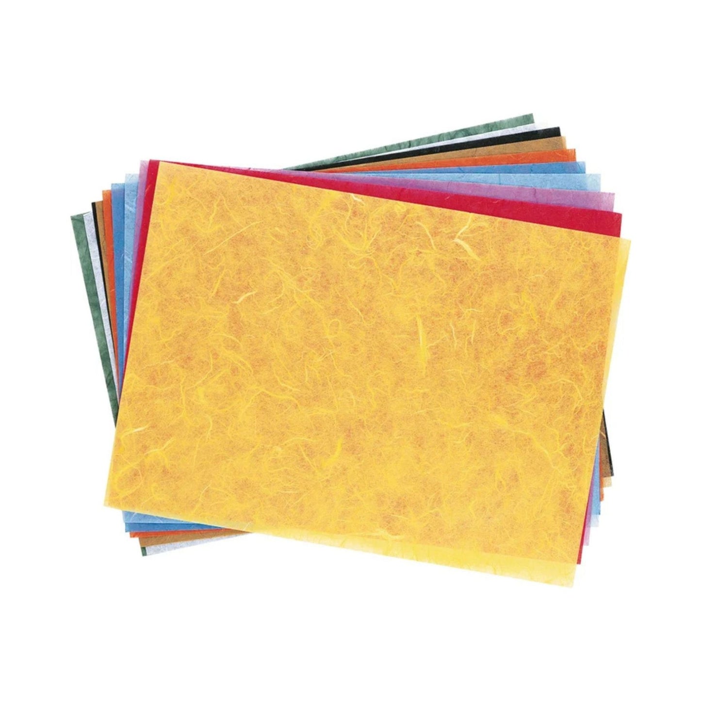 Papier de soie avec fibres