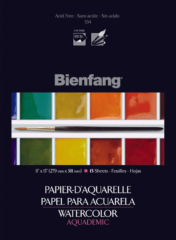 Tablette aquarelle 146 g/m2 (90 lb)