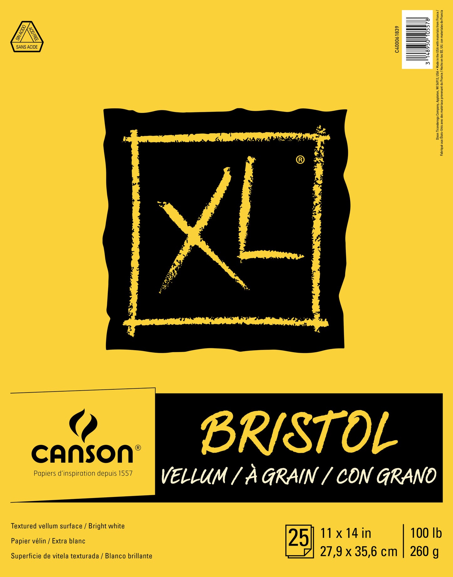 Tablette de Bristol Fondation Canson