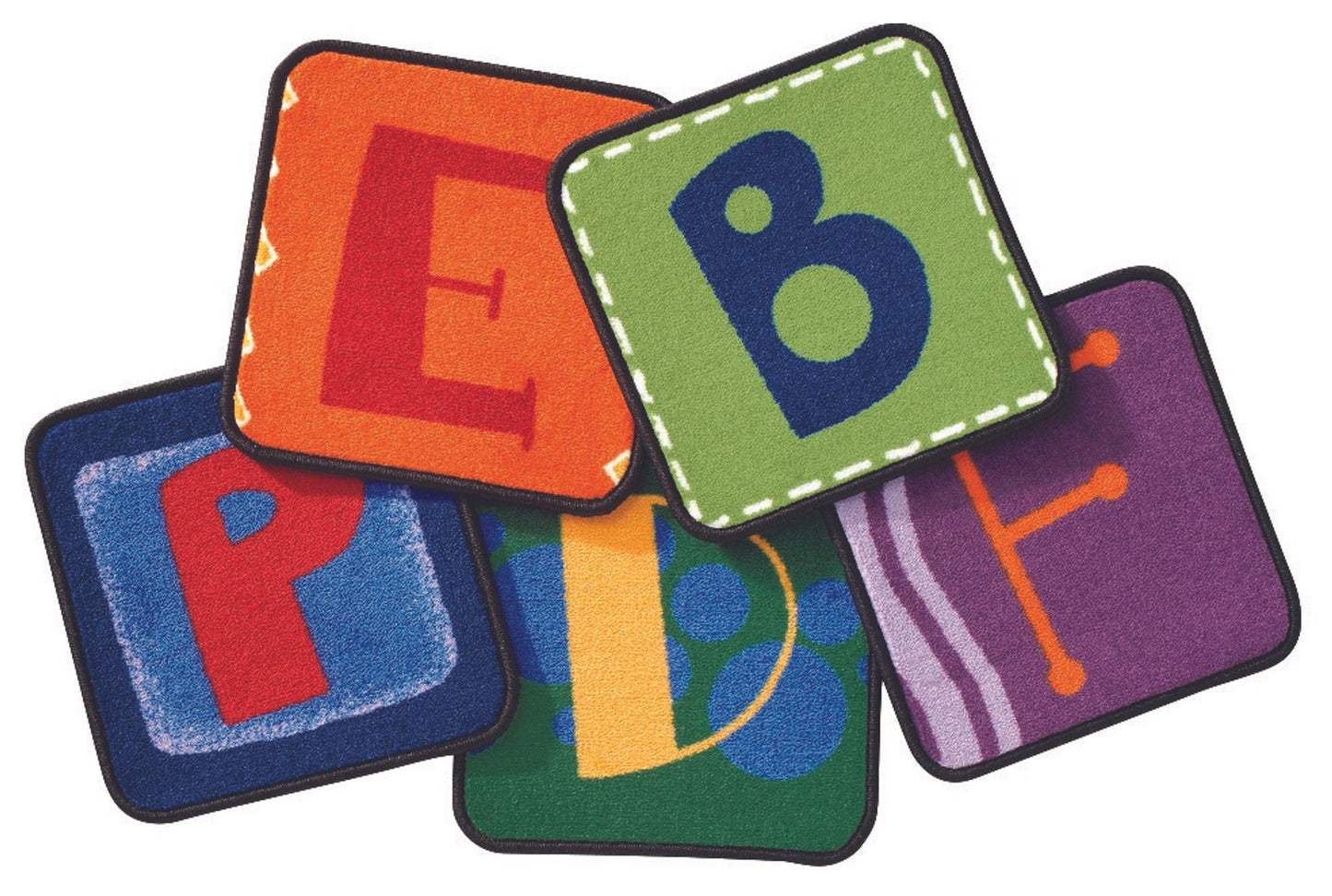 Toddler Alphabet Blocks Carpet Squares
