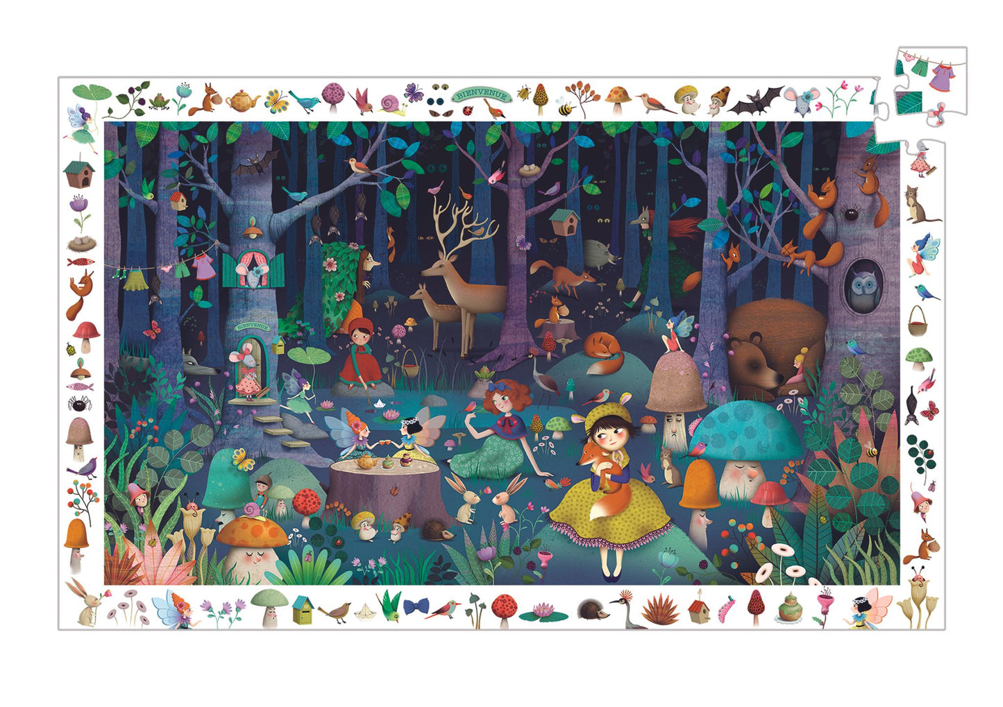 Observation puzzle Enchanted Forest–100 pieces