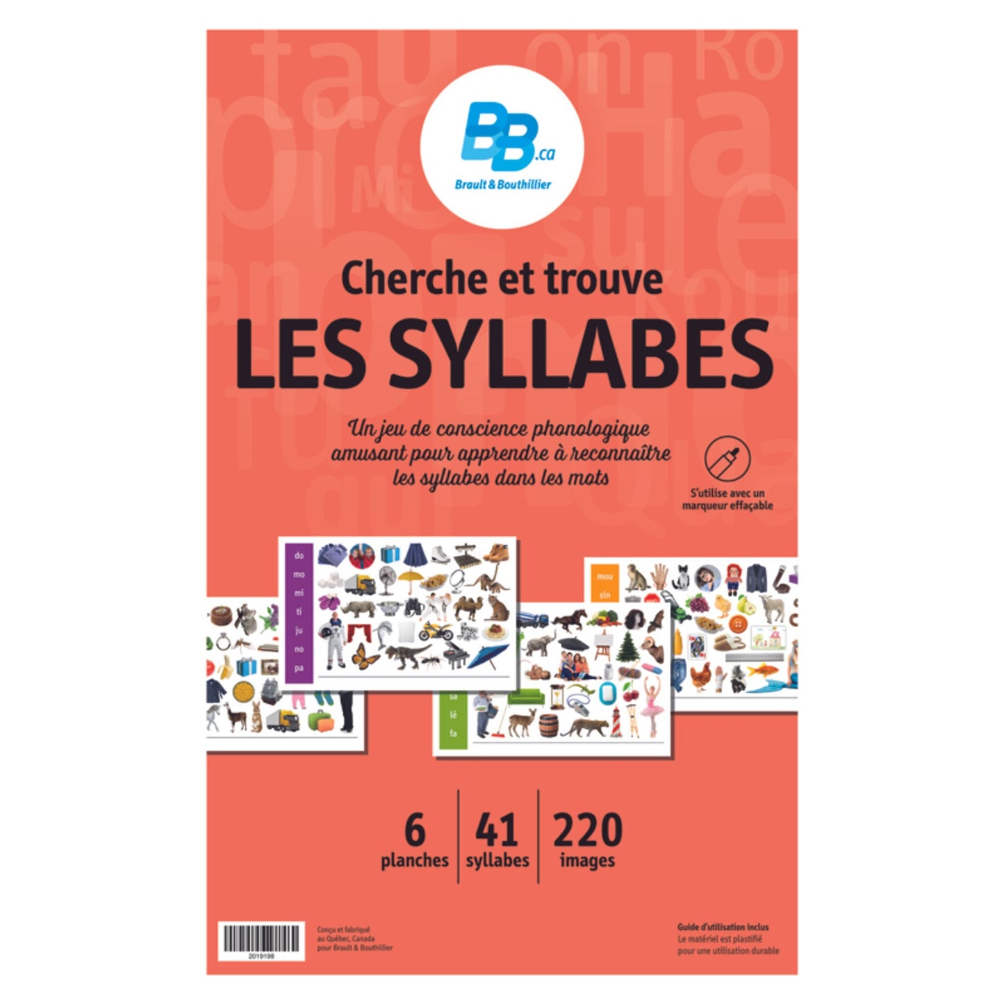 Cherche et trouve – Les syllabes