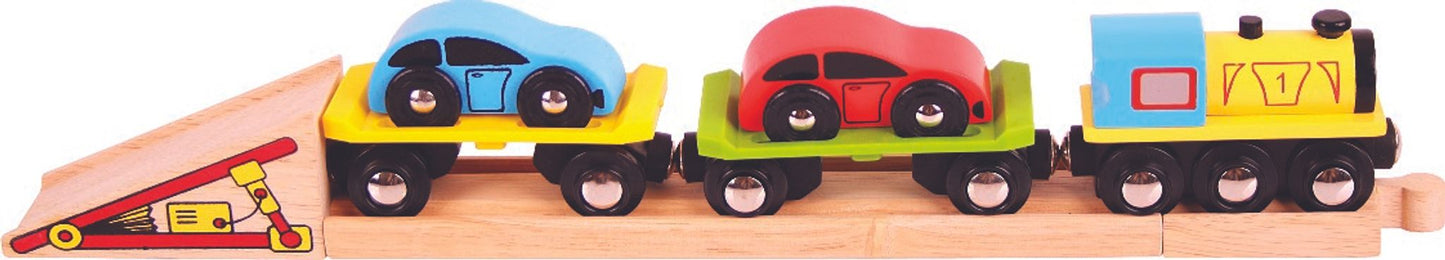 Train transport d'autos