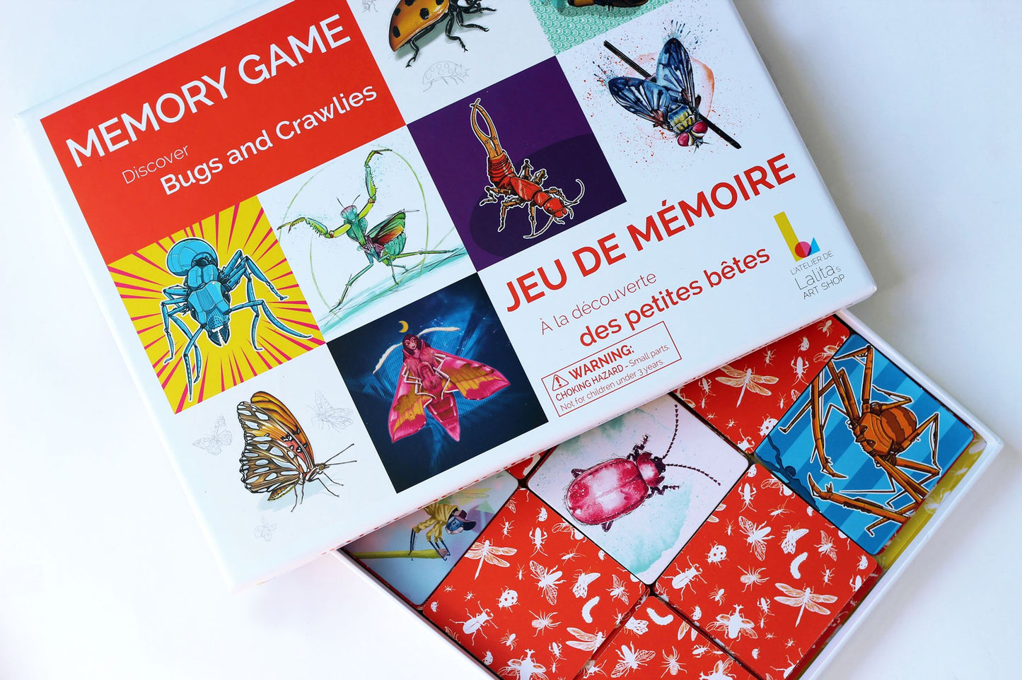 Jeu de mémoire – À la découverte des petites bêtes
