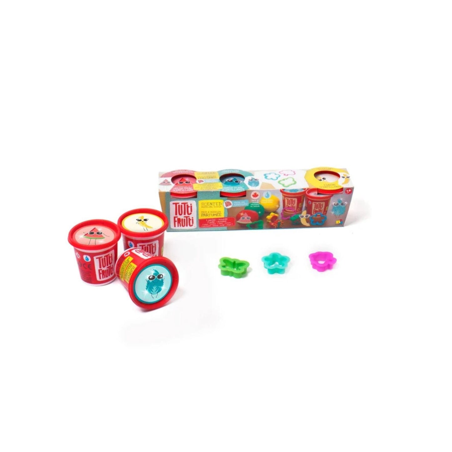 Tutti Frutti scintillante – 3 pots et emporte-pièces