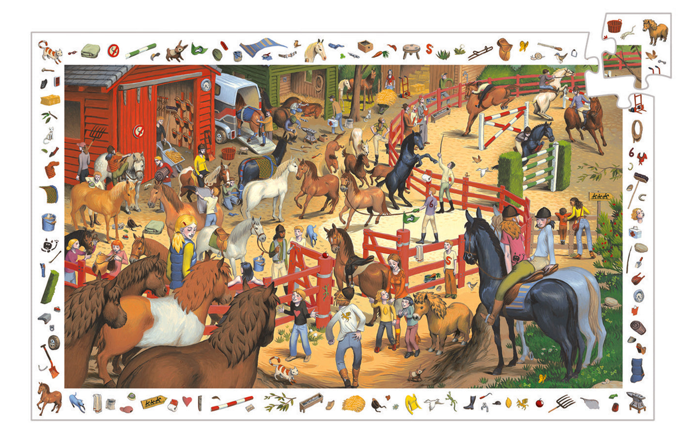 Puzzles observation - 200 morceaux