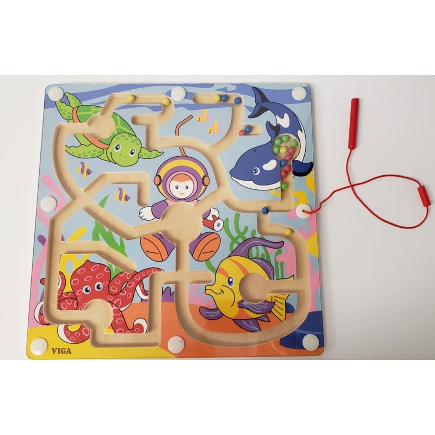 Magnetic Bead Trace Under the Sea