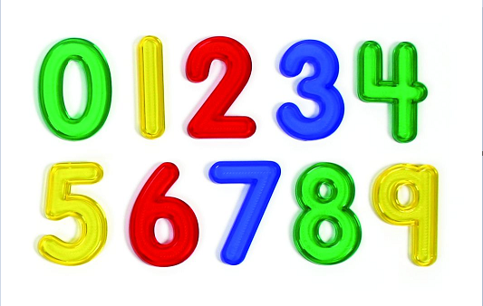 Jumbo See-Through Letters or Numbers