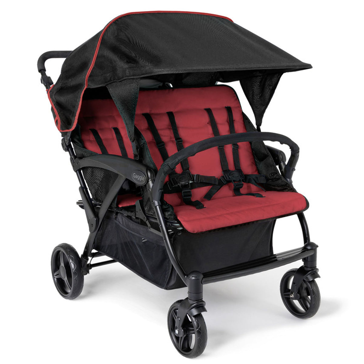 POUSSETTE QUAD 4 ODYSSEY ROUGE/NOIR