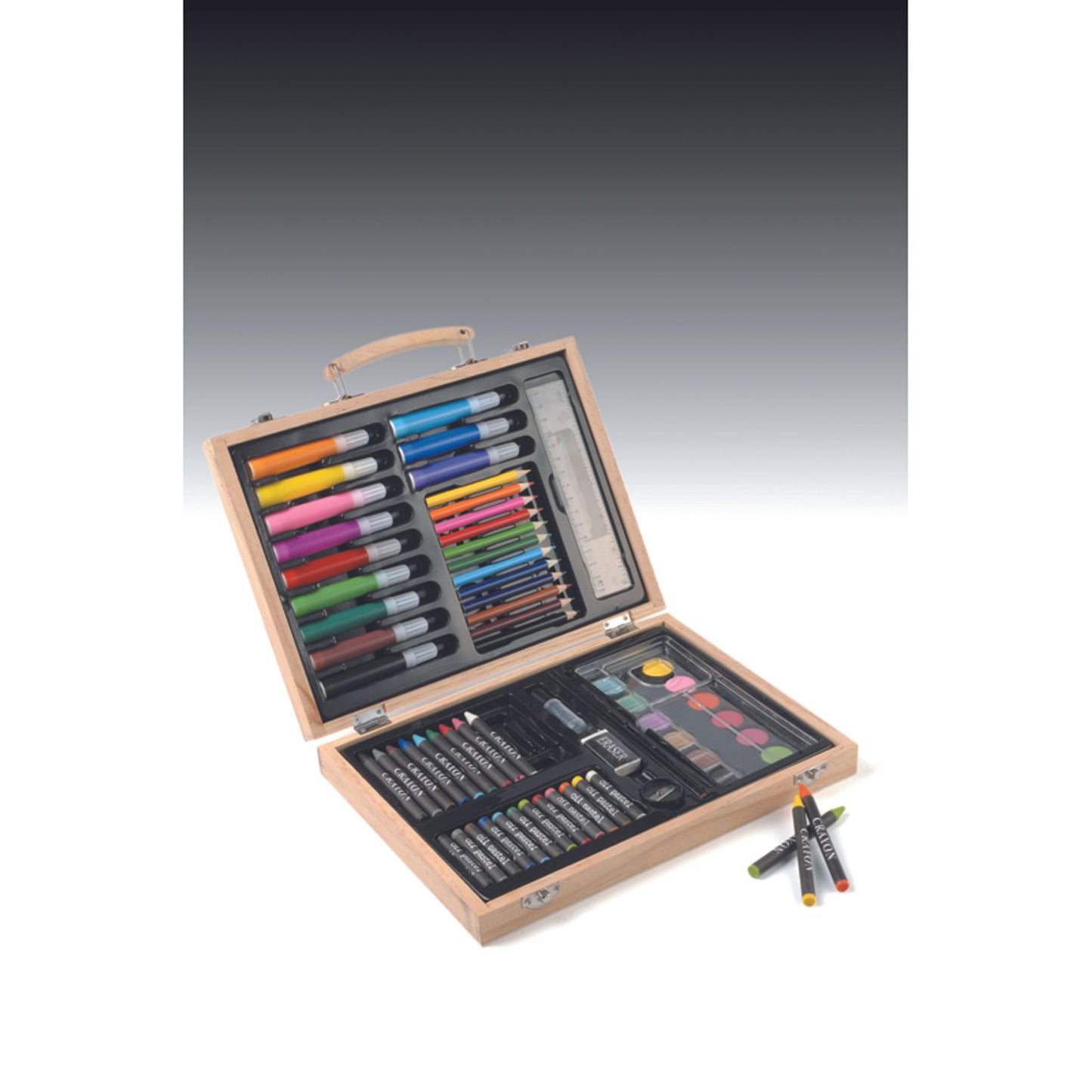 Trousse d'art 68 morceaux avec malette