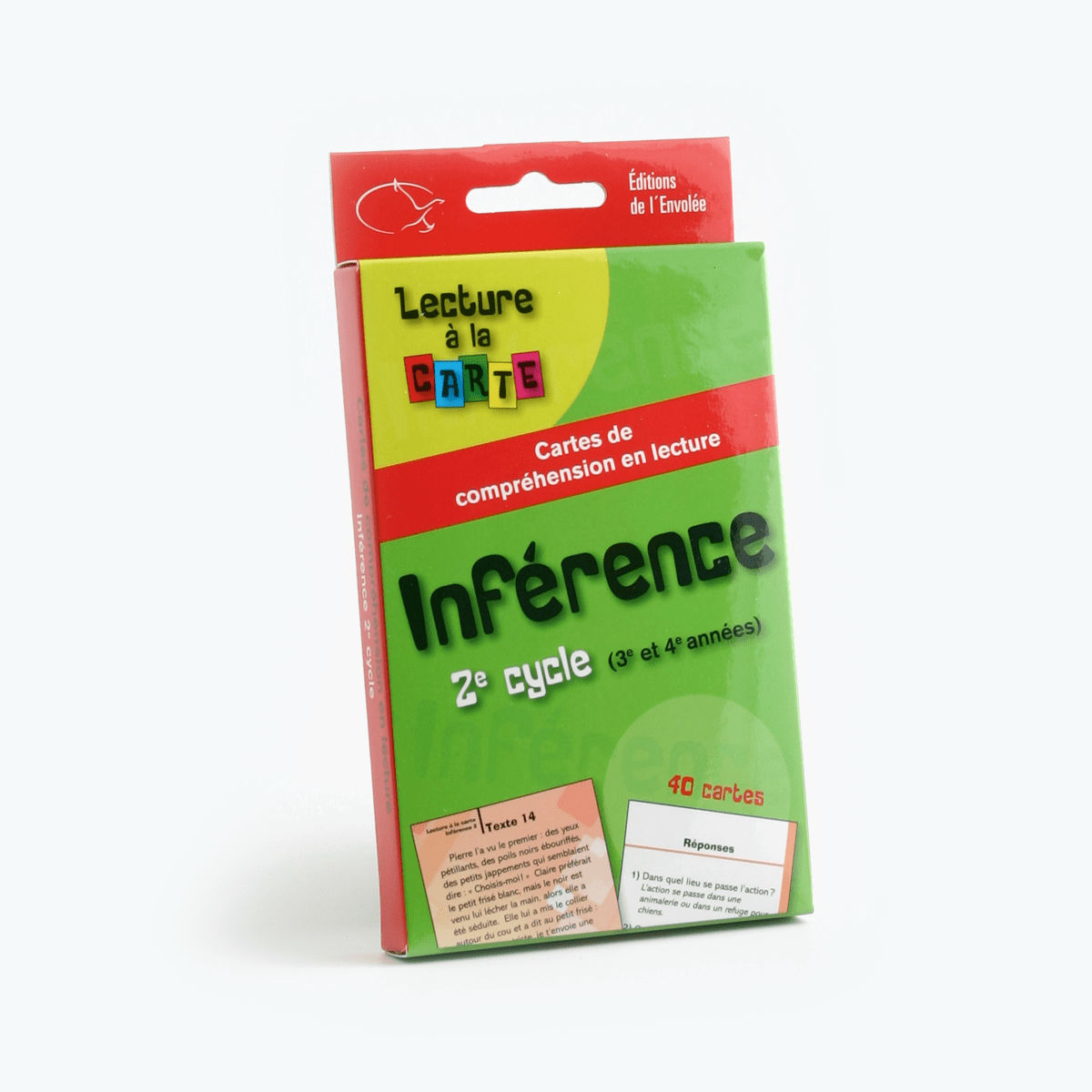 Lecture à la carte – 2e cycle