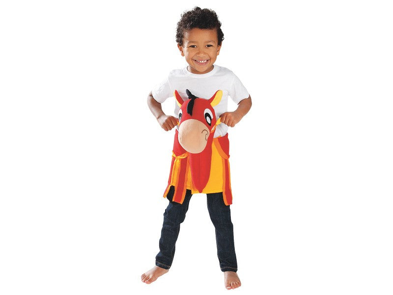 Déguisements de chevaux - Cheval d'Ivanhoé - Rouge et jaune