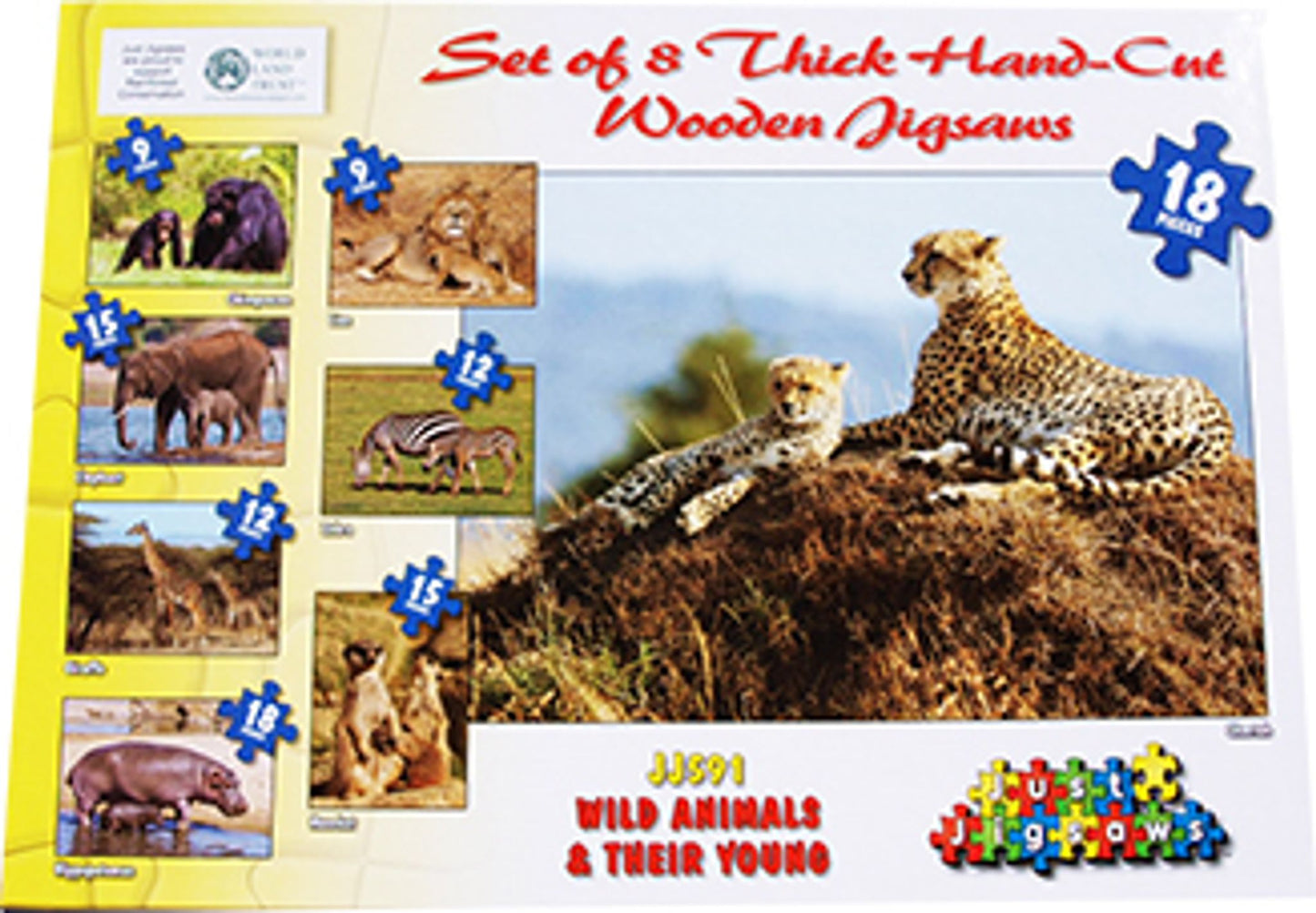 Puzzles Animaux sauvages et leurs bébés