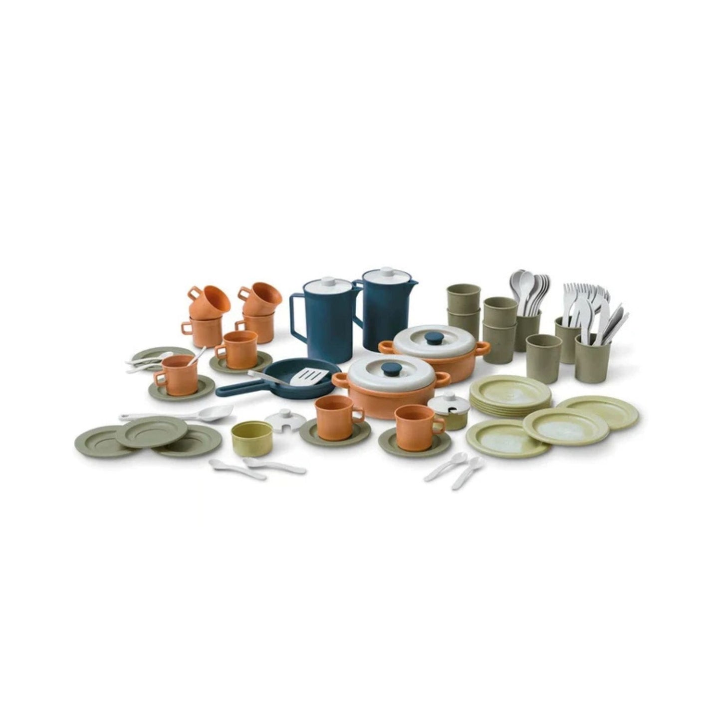 Ensemble café et dîner bioplastique