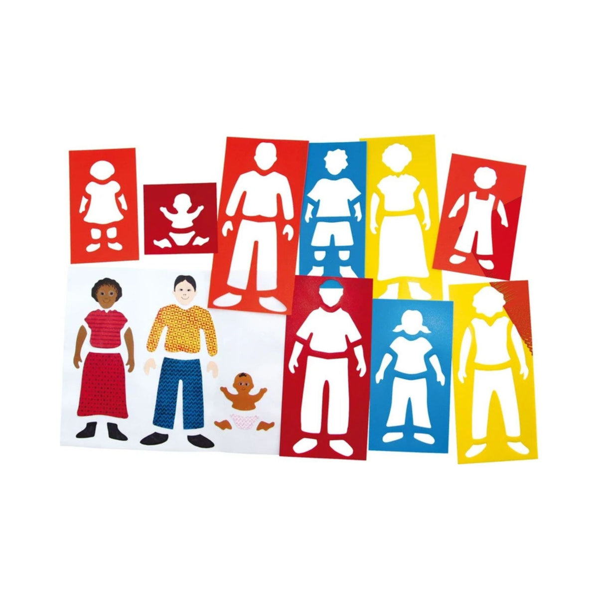 Pochoirs – Portrait de famille