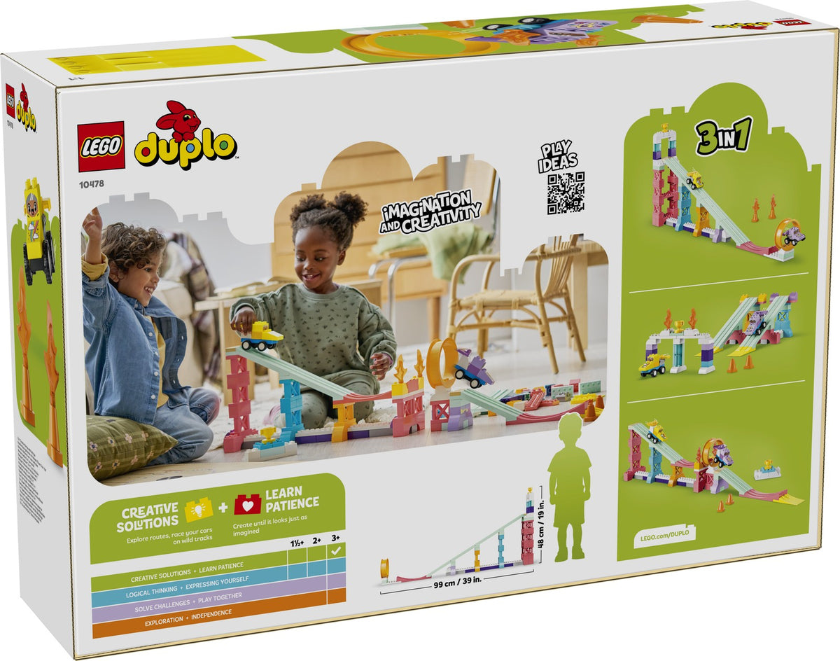 LEGO Duplo - 10478 - Les rampes créatives avec des véhicules 3 en 1
