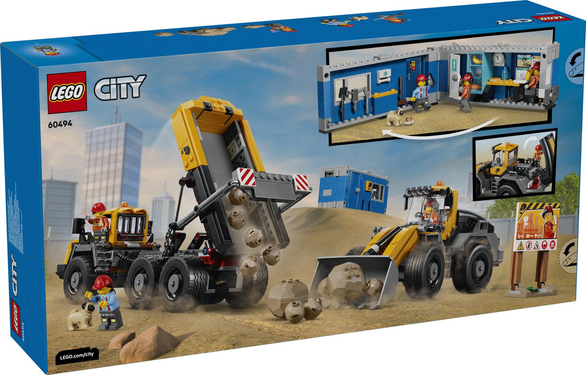 LEGO City - 60494 - Le camion-benne et la chargeuse frontale