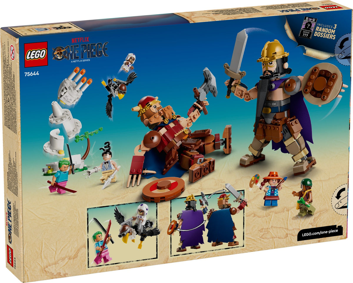 LEGO One Piece - 75644 - Dorry contre Brogy – Les géants de Little Garden