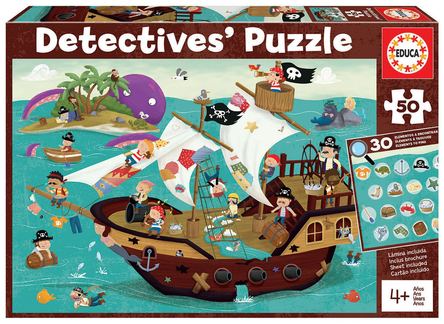 Pirates Observation Puzzle - 50 pieces