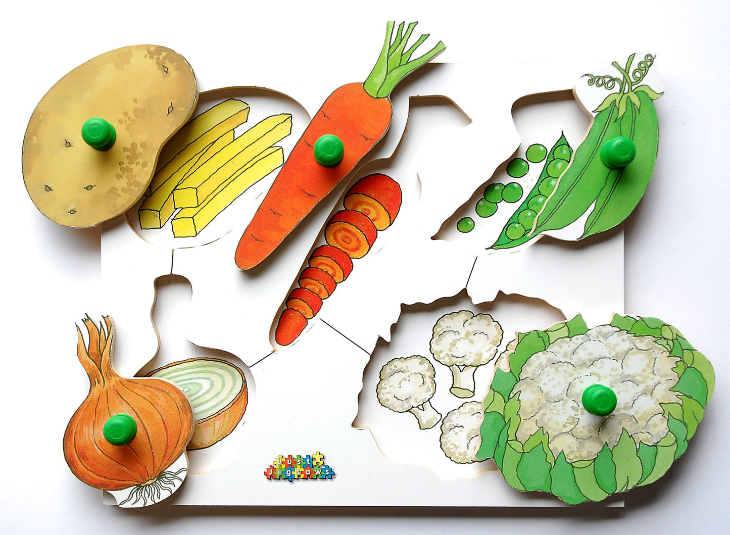Toddler Peg Puzzle–Vegetables