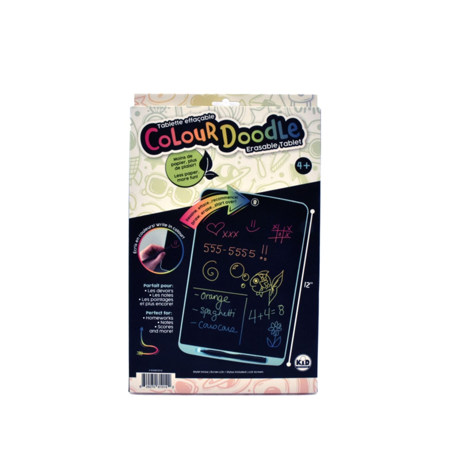 Colour Doodle Erasable Tablet