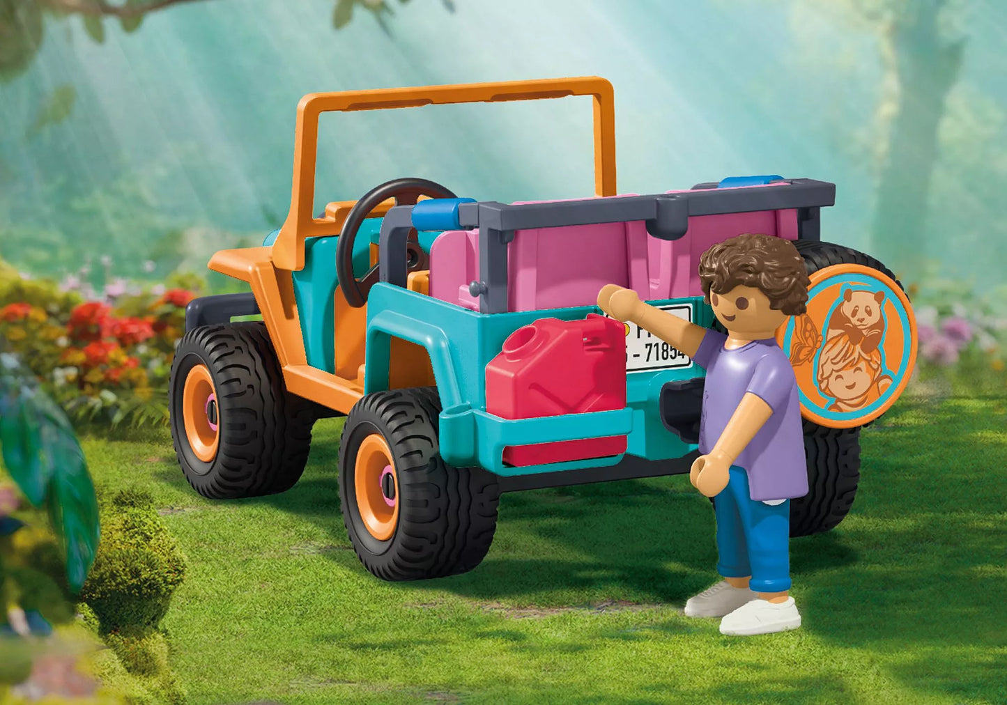 Playmobil - 71854 - Animals & Friends Colorful off-road ride
