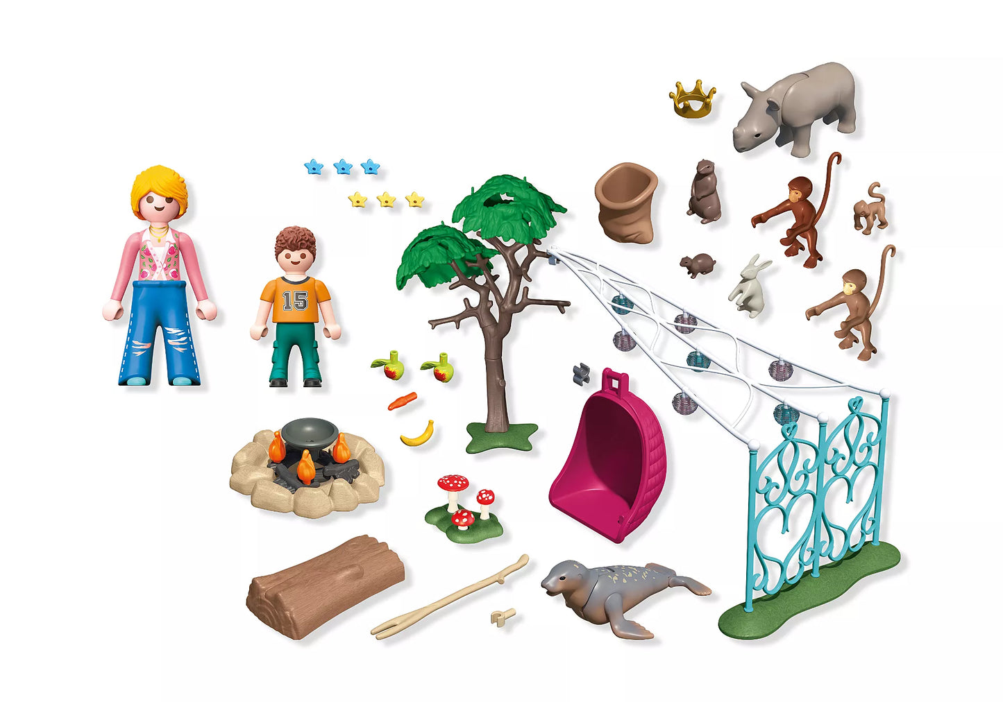 Playmobil - 71855 - Animals & Friends Birthday party in the garden