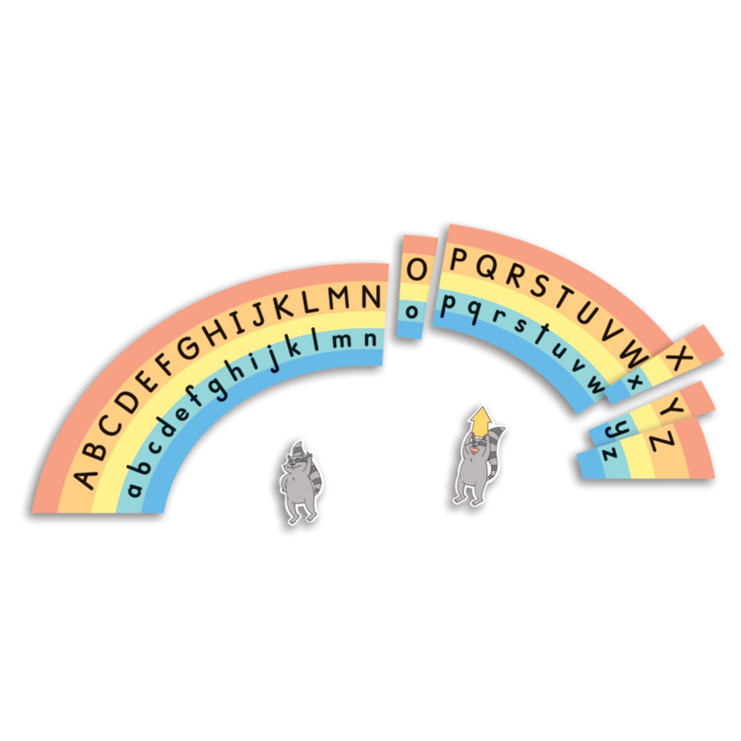 L'arc-en-ciel de l'alphabet