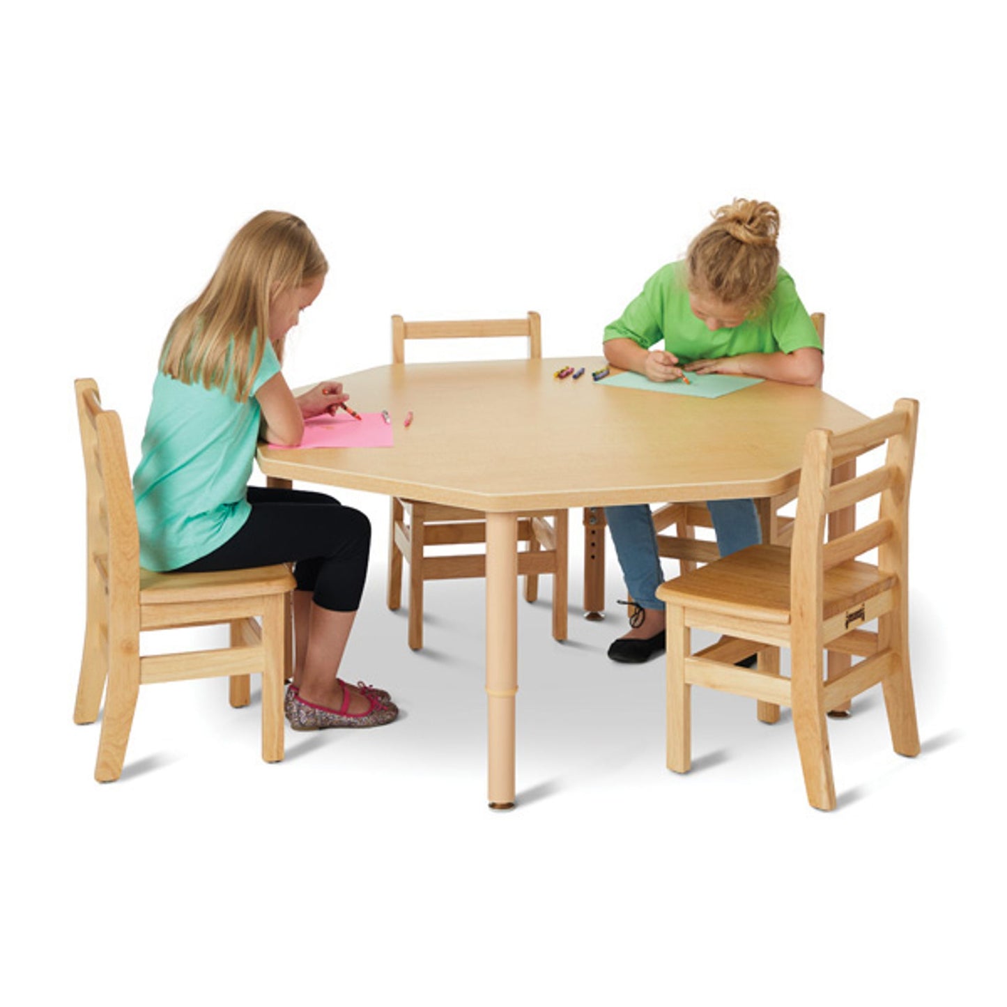 Table octogonale – 35,5 à 60,9 cm