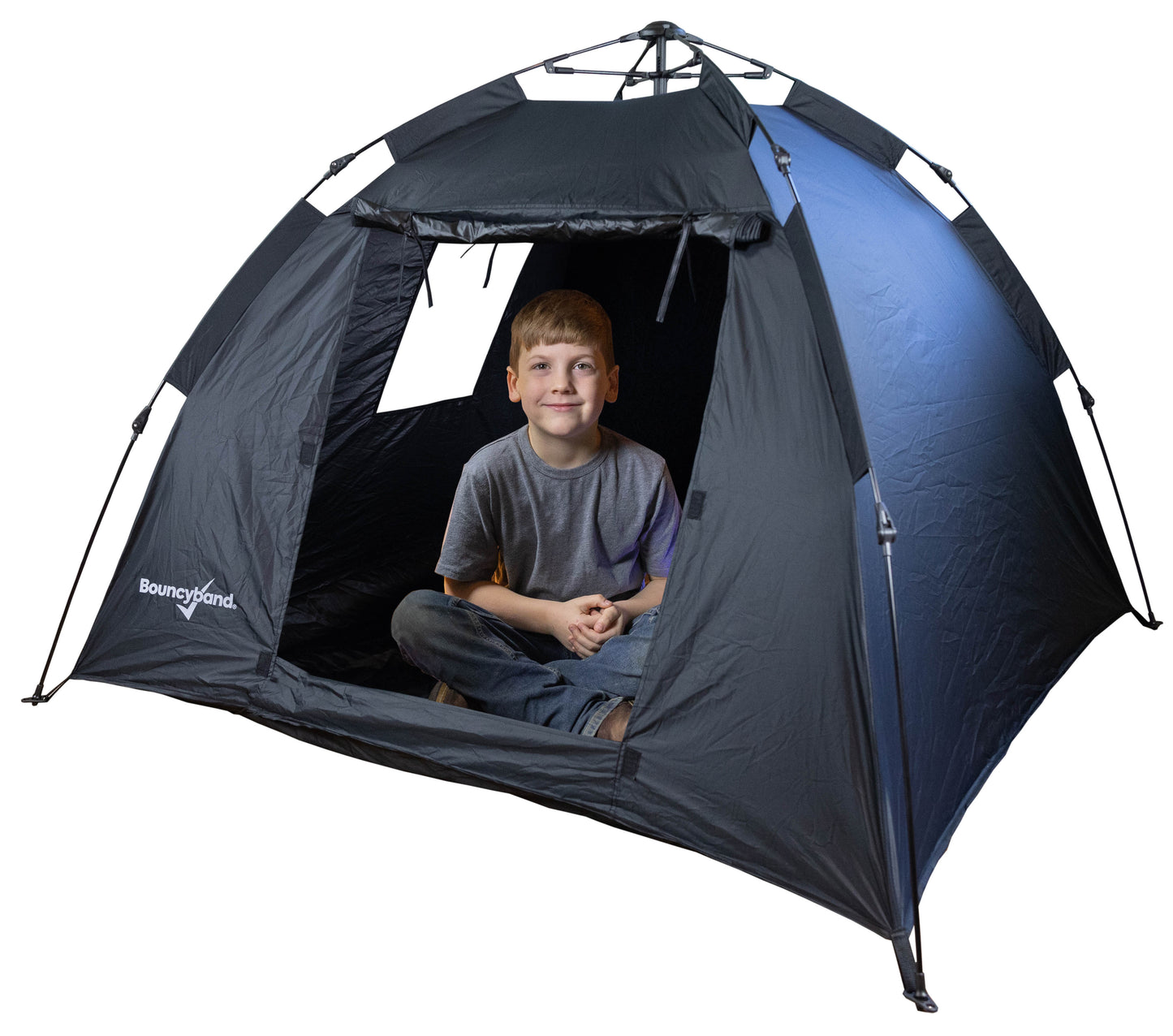 Cabane sensorielle obscure déployable et portative