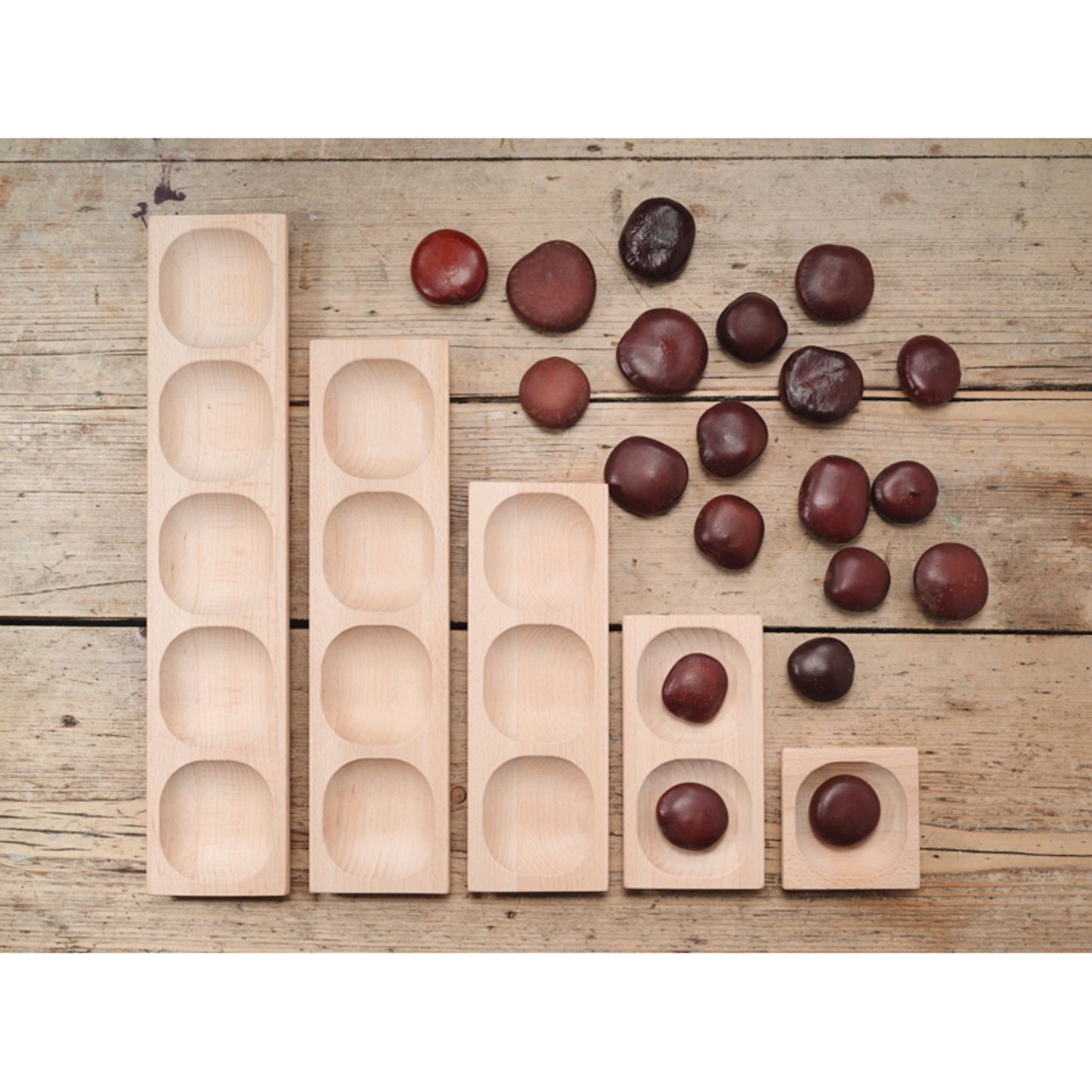 1, 2, 3, 4, 5-Frame Tray Set